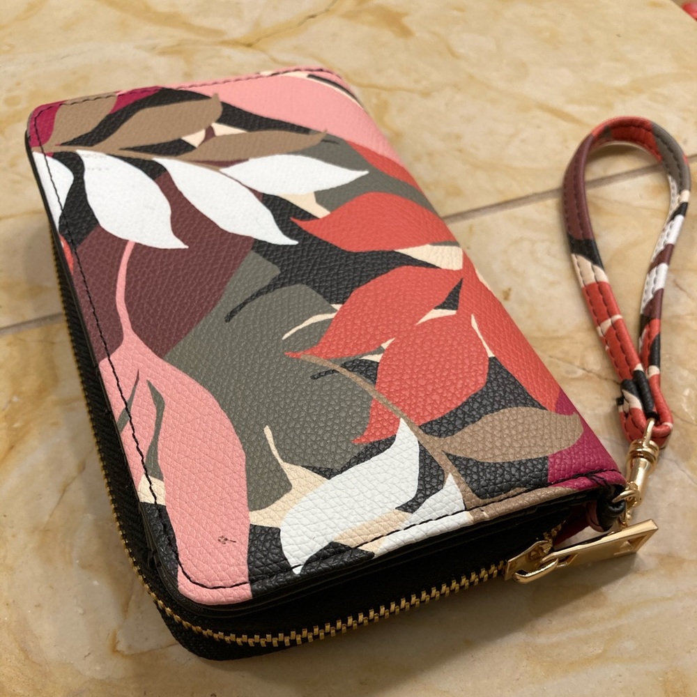 Wallet phone wristlet